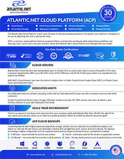 ACP Cloud Platform Brochure