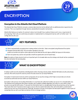 Cloud Encryption Platform Brochure