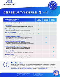 Atlantic.Net Trend Micro Deep Security