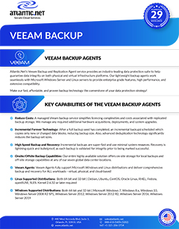 Veeam Backup Agents Brochure
