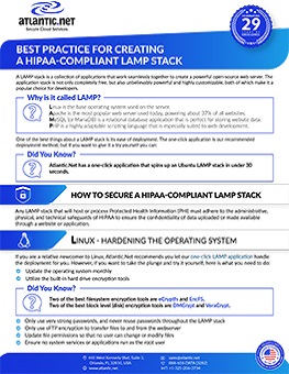 HIPAA LAMP Stack Guide