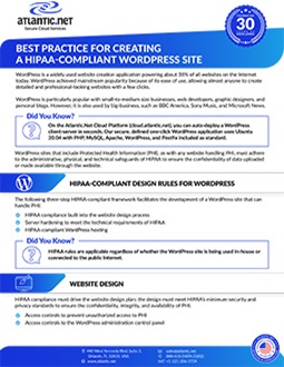 >HIPAA WordPress Guide Whitepaper