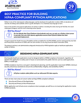 HIPAA Python Applications Guide