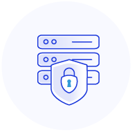 Single-tenant private hosting icon showing maximum control