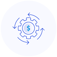 Map Payment Flows Icon