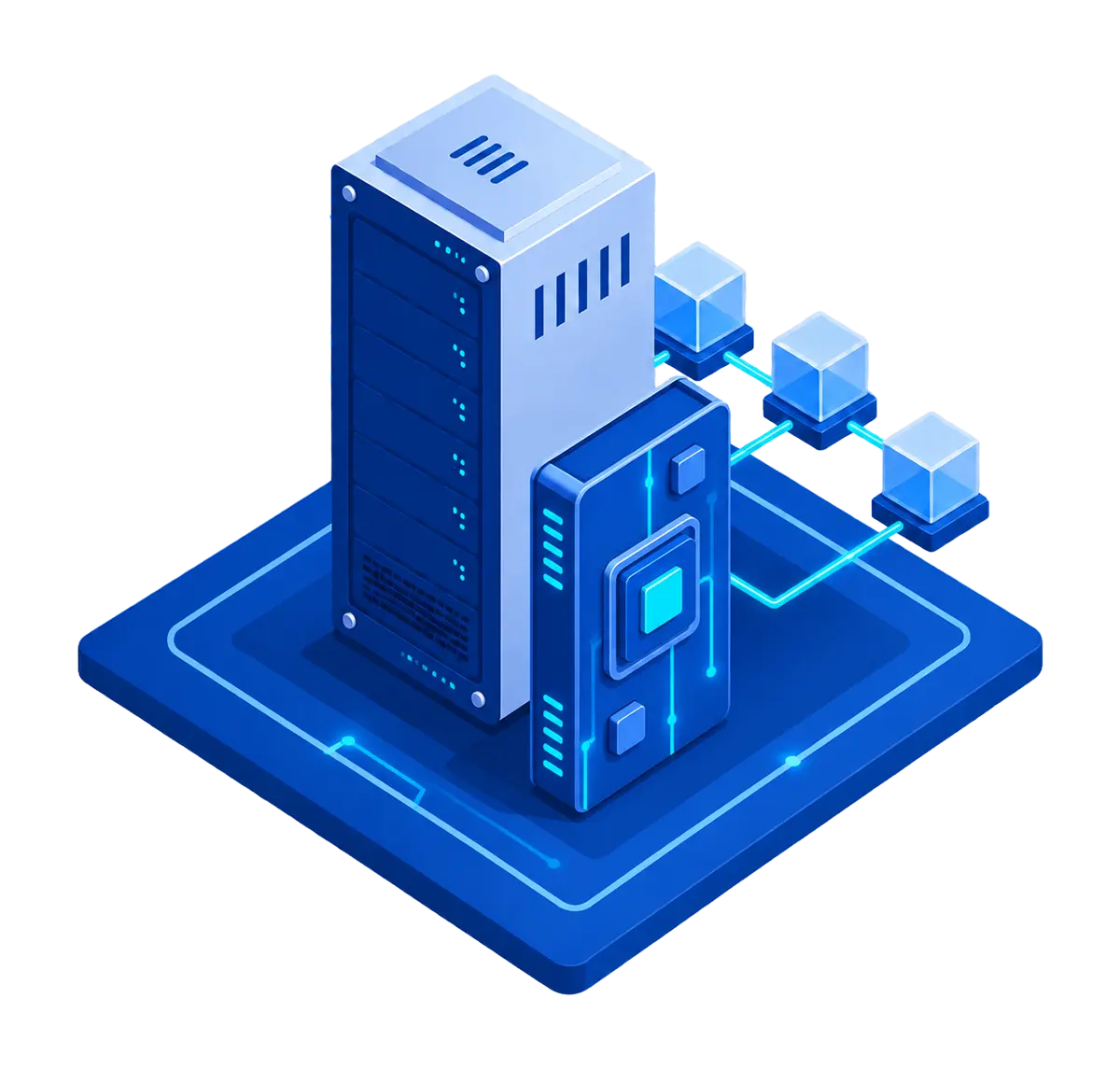 GPU server, accelerator card, and three linked compute nodes