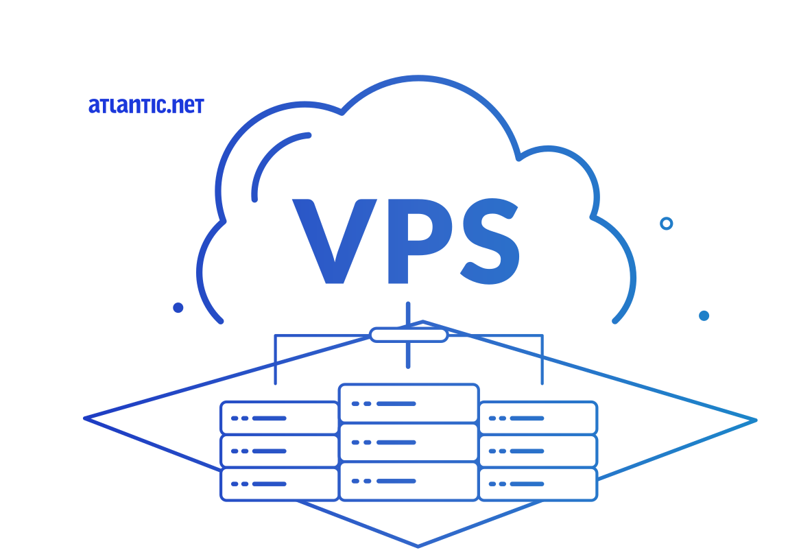 Cloud VPS deployment graphic