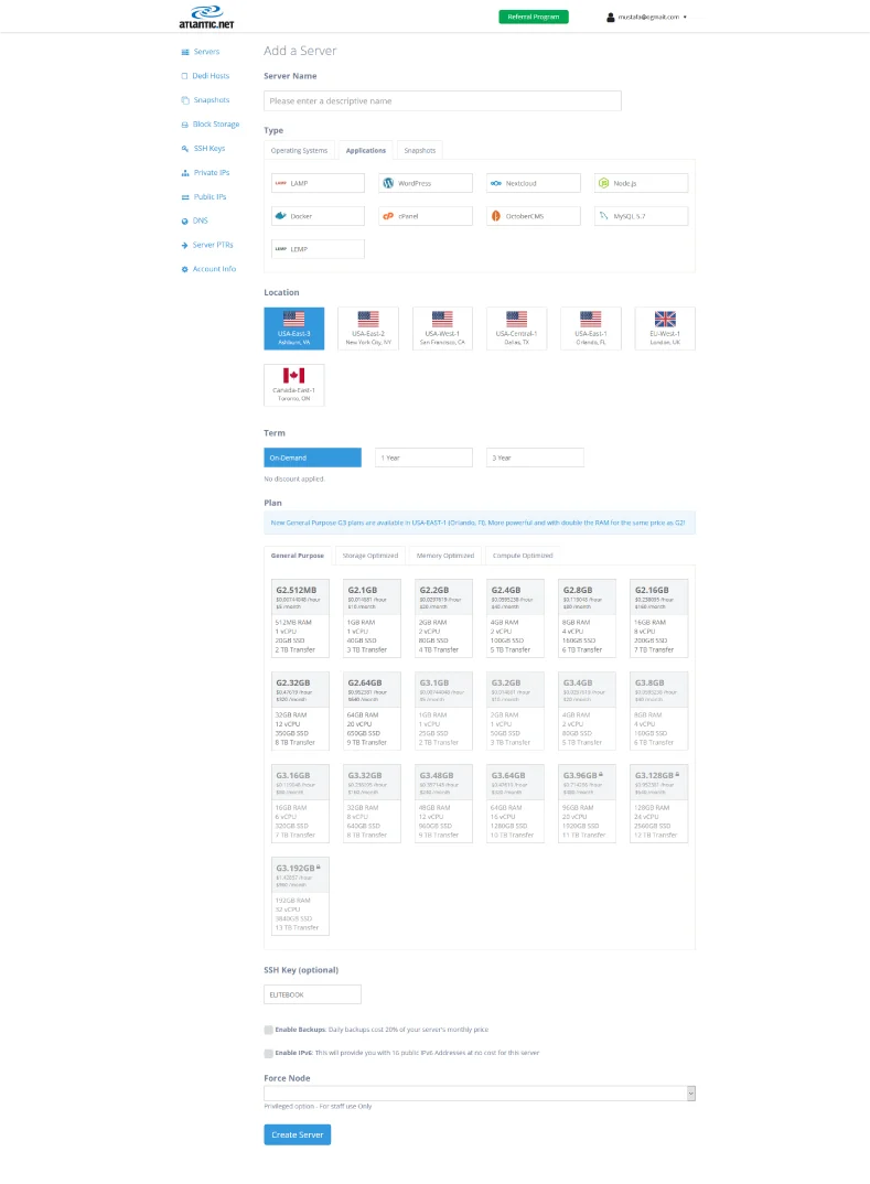 Atlantic.Net WordPress VPS deployment workflow