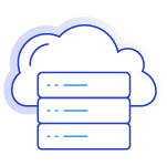 Cloud Hosting Services Icon