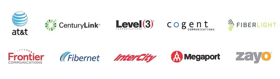 Network providers connected to the Atlantic.Net Dallas data center