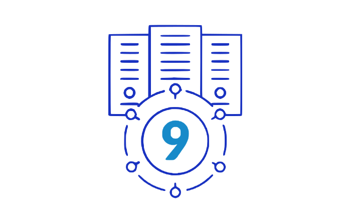 9 Features Graphic