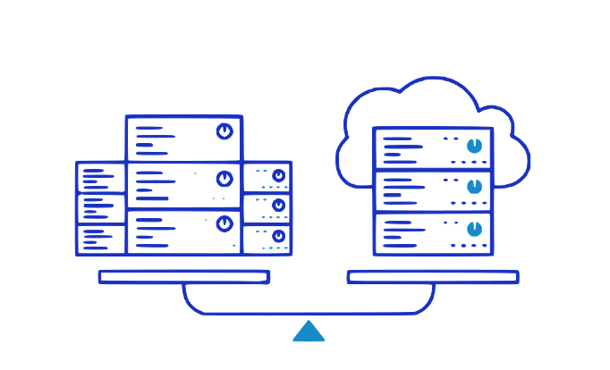 What Is the Difference Between a Dedicated Server and a Dedicated Cloud Host Graphic