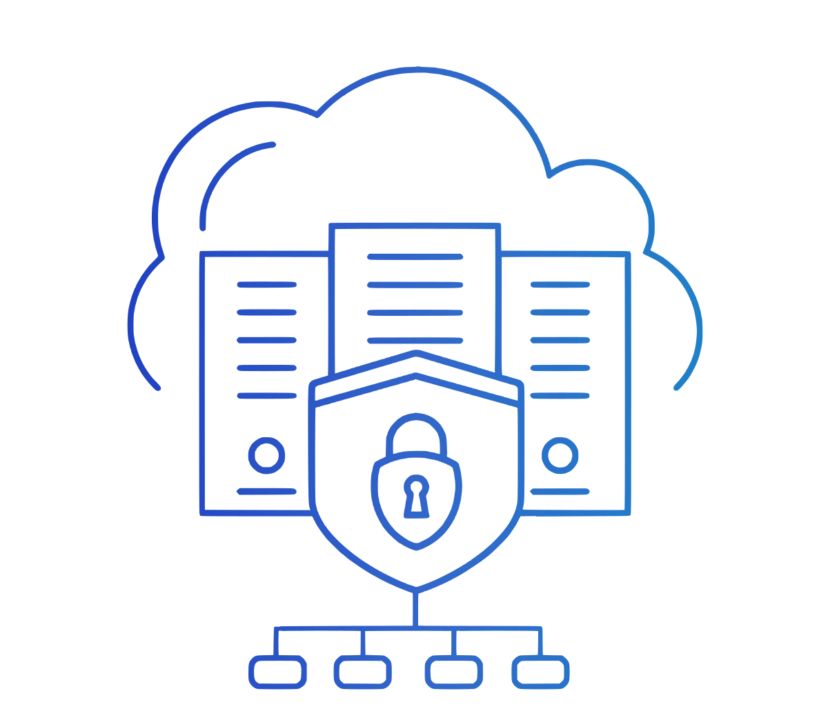 Dedicated Cloud Hosts Graphic