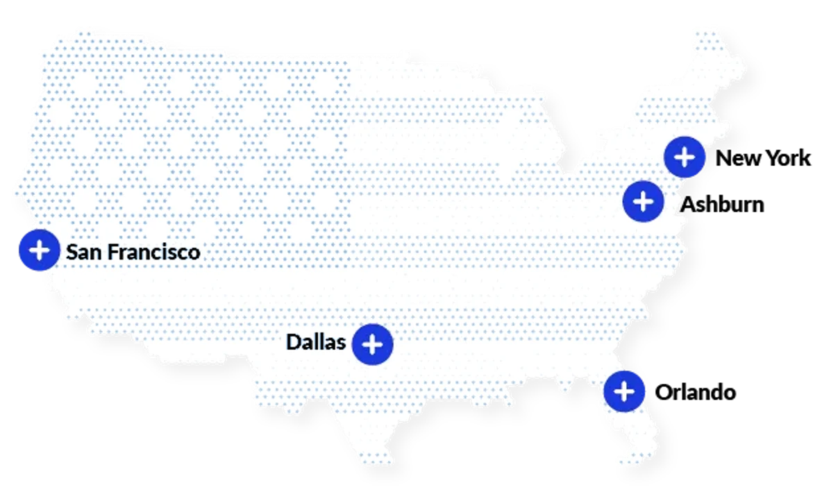 USA Data Centers Graphic