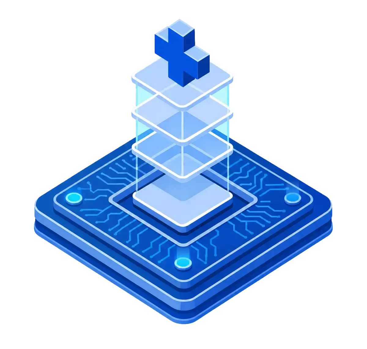 Three protected healthcare compute tiers on a routed GPU platform