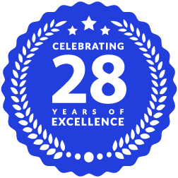 28 Years Logo