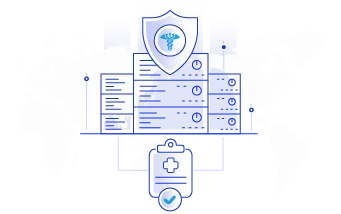 HIPAA Compliant Hosting Solutions Graphic