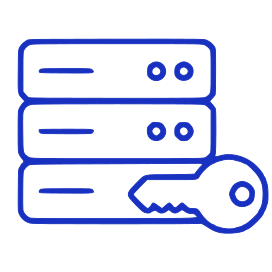 Locked to server icon