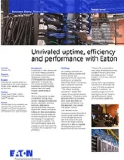 Eaton Data Center Atlantic.Net case study cover
