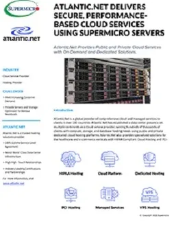 Supermicro Atlantic.Net case study cover