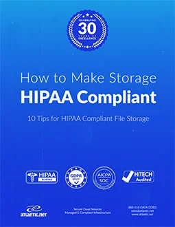 How to Make Storage HIPAA Compliant whitepaper cover