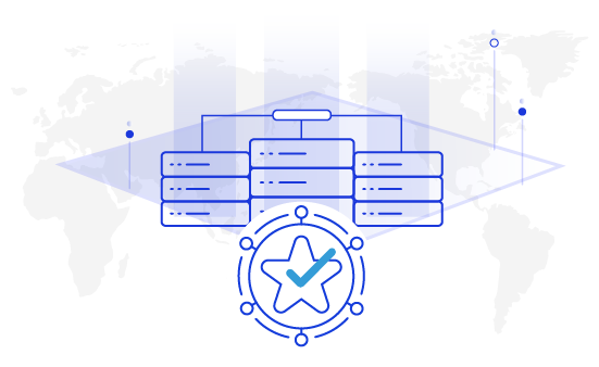 Graphic Features & benefits Hosting Icon