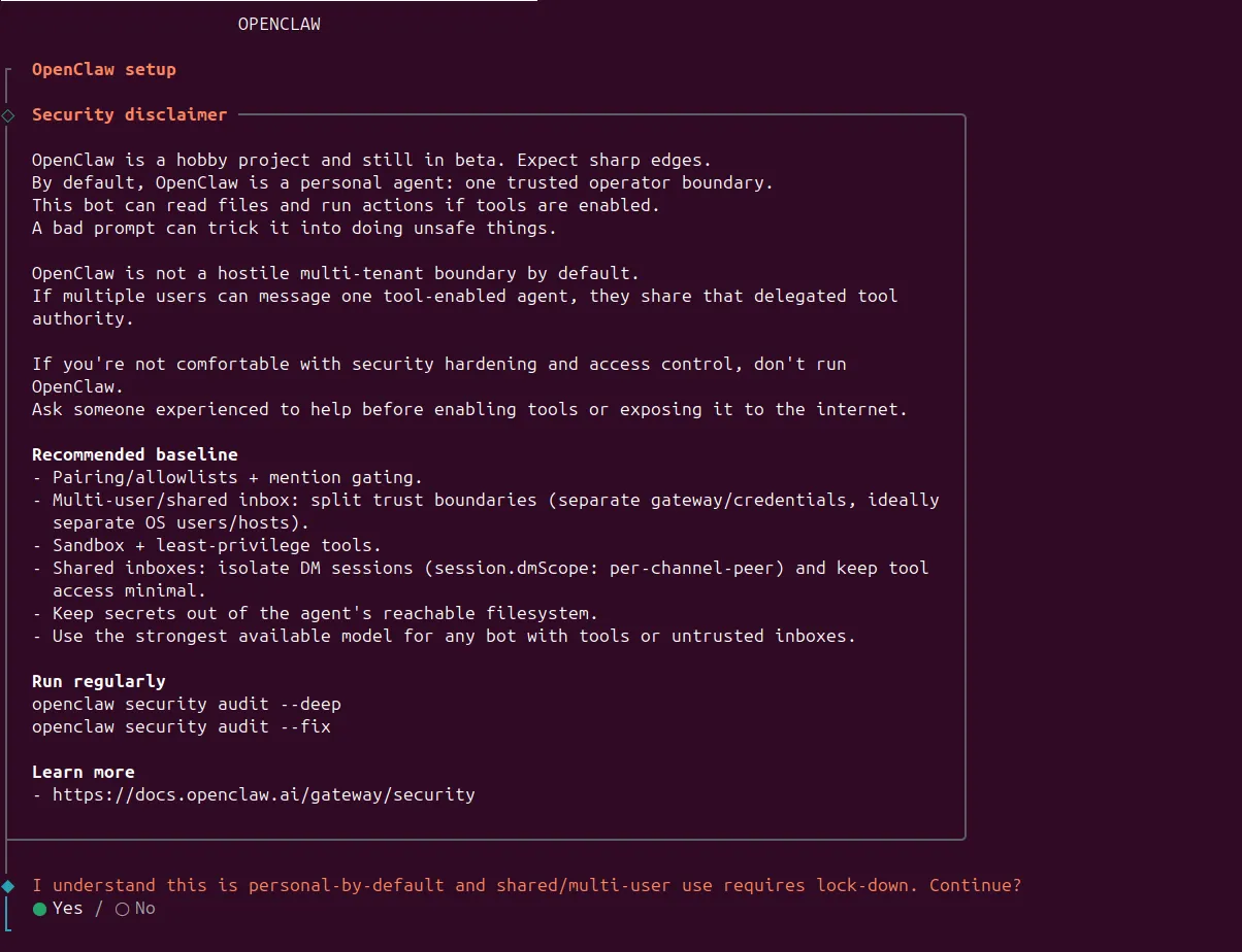OpenClaw install screenshot 7