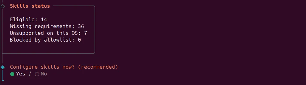 OpenClaw install screenshot 13