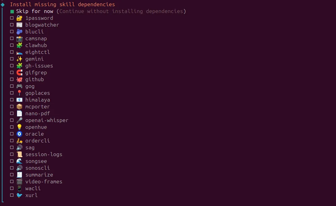OpenClaw install screenshot 14
