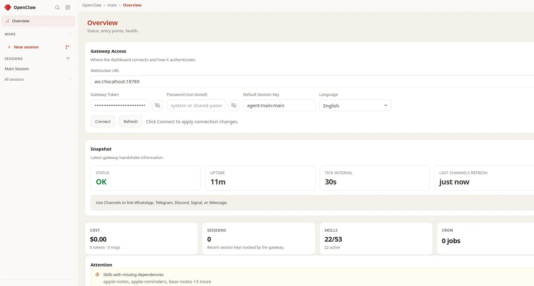 OpenClaw install screenshot 22