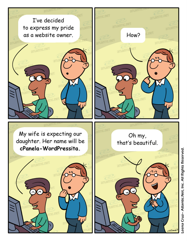 Why cPanel is the ideal CP for cloud hosting. WordPress humor. 