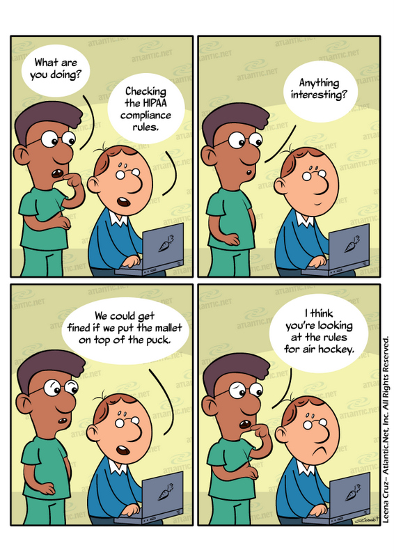 HIPAA compliant hosting joke