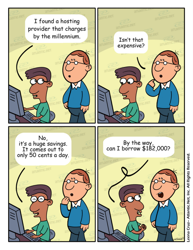 cheap HIPAA hosting - Comic