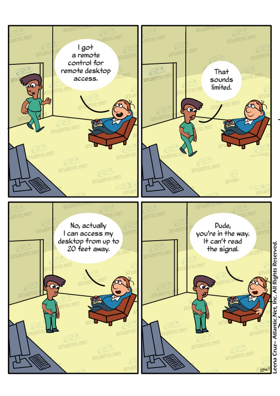 Remote Desktop Service for Cloud Users- Comic