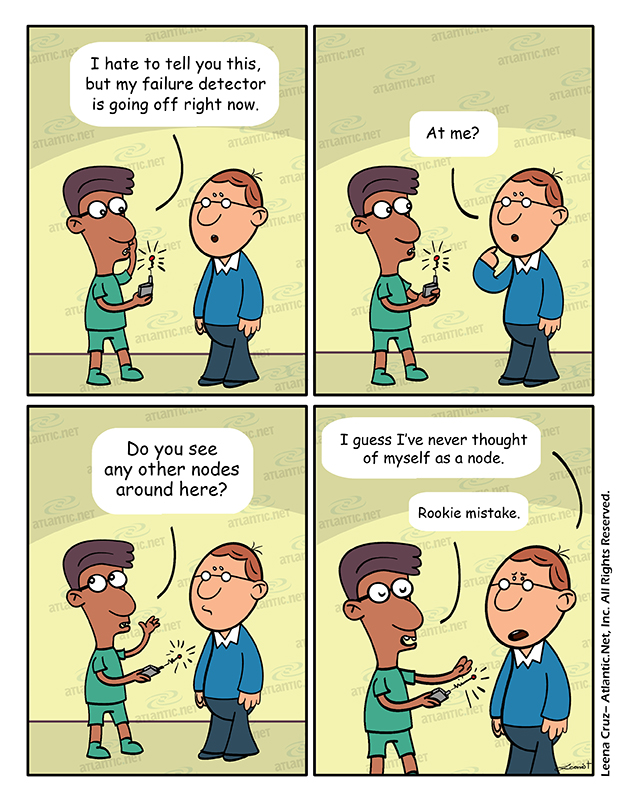 Overview of distributed database types and security- a comic