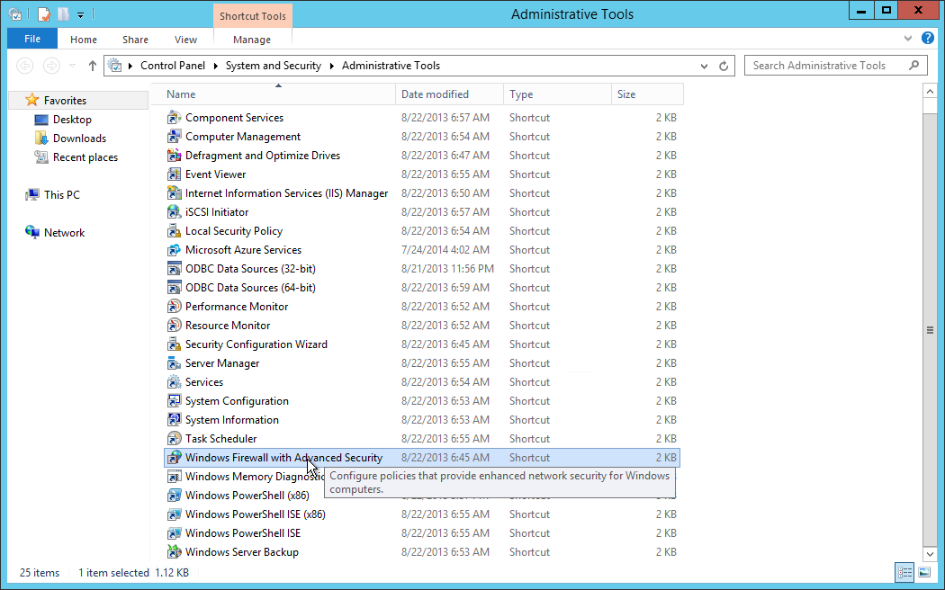 Windows Firewall and Advanced Security