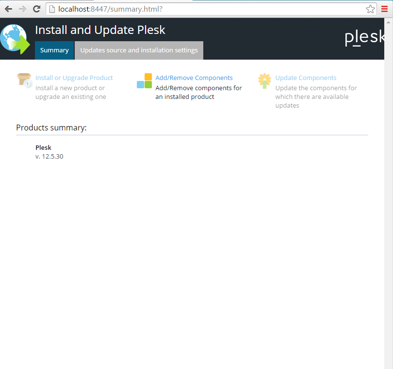Installing Plesk on Windows Server 2012