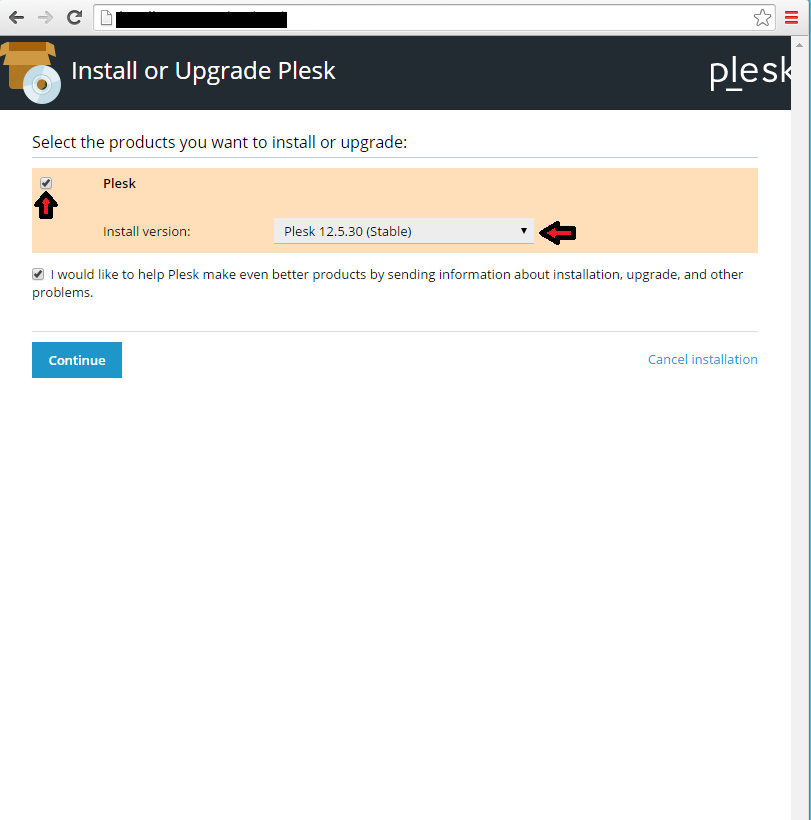 Installing Plesk on Windows Server 2012