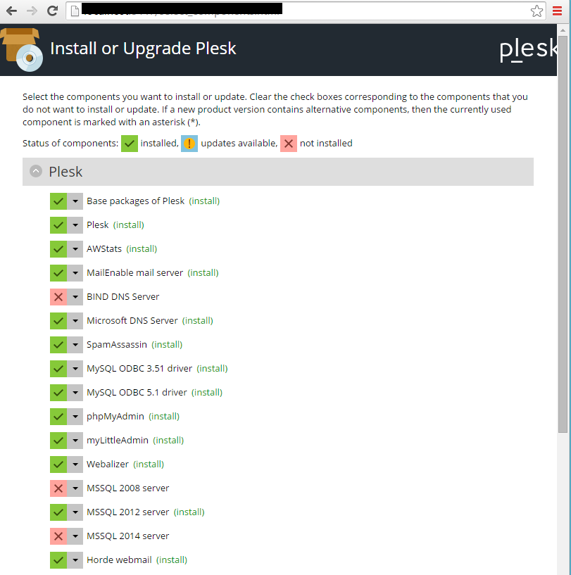 Installing Plesk on Windows Server 2012