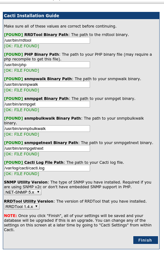 Web setup wizard - Checks before installing