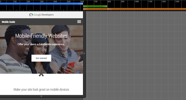 Media query with max-width set to 619px.