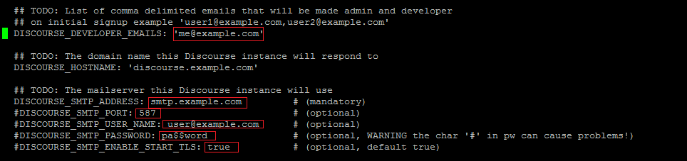 app.yml email config
