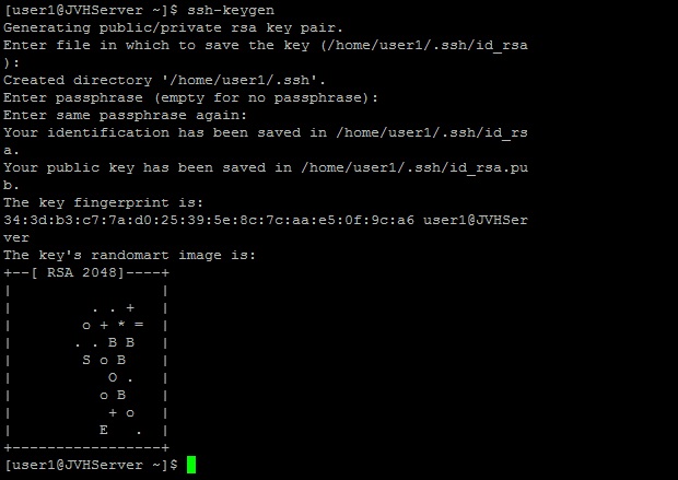 This is the default webpage when installing SSH Keys on a Fedora21 server