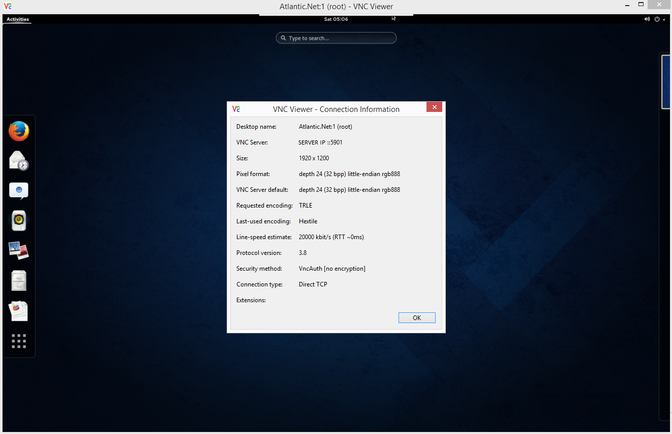 VNC Viewer Information