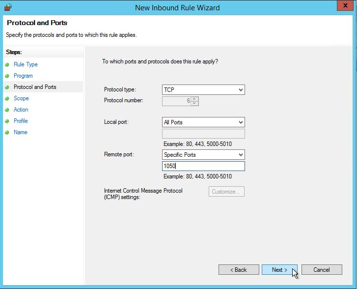 Adding a Custom firewall Rule in Windows Server 2012-4