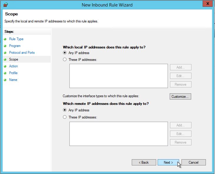 Adding a Custom firewall Rule in Windows Server 2012-5