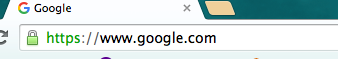 HTTPS indicator in Chrome