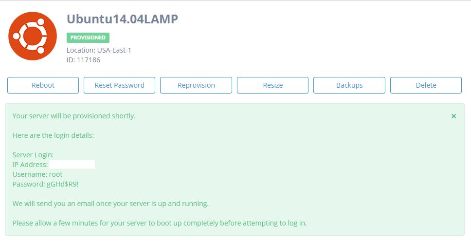 Ubuntu 14.04 LTS - LAMP Server Details