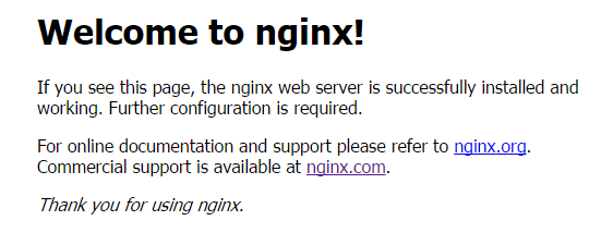 This example is the default nginx web page on Ubuntu 14.04