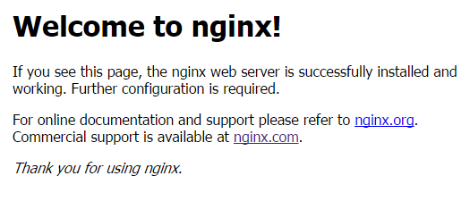 This example is the default Nginx web page on Ubuntu 14.04